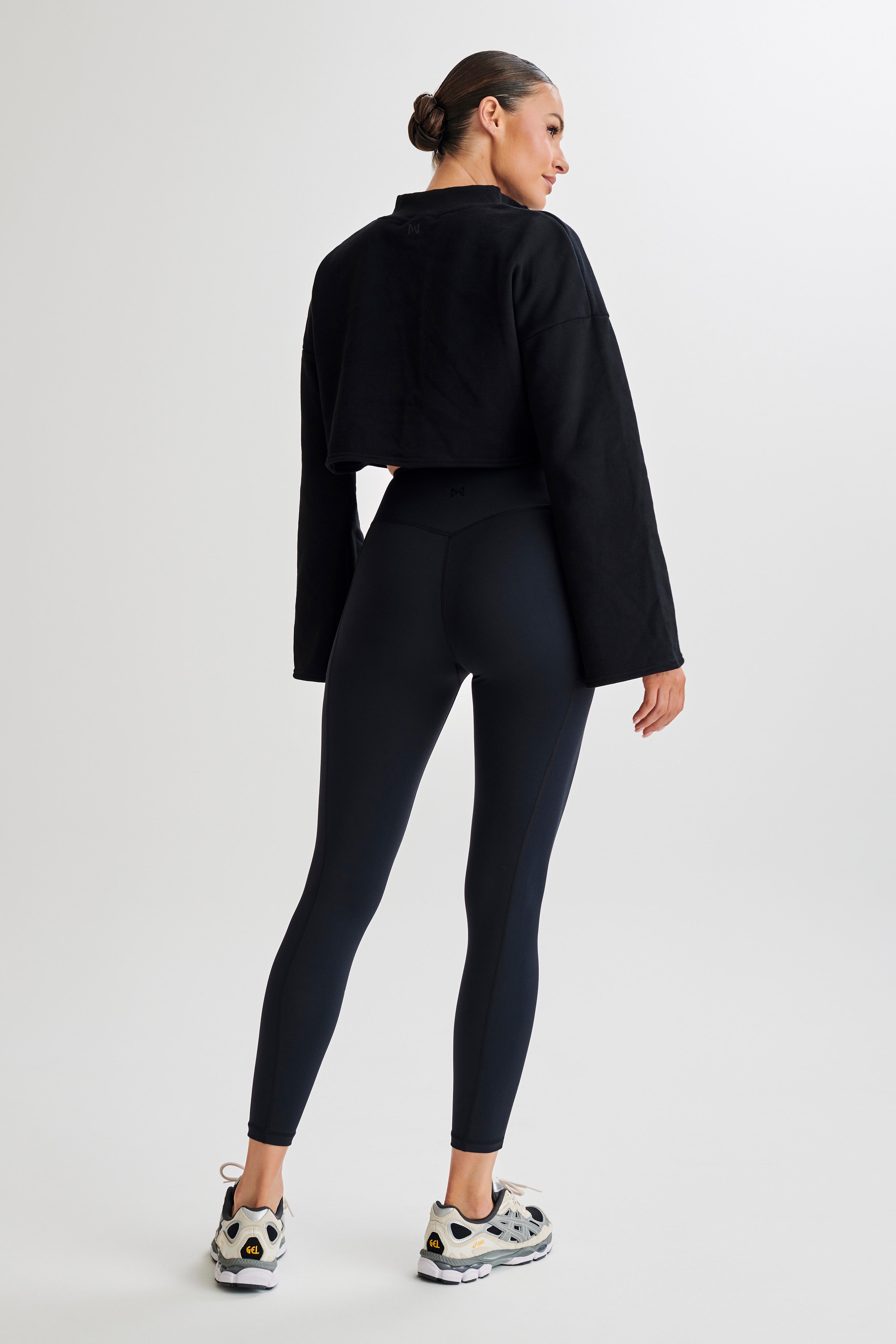 Briar V Back Leggings With Pockets - Black、mySite、solidvoid