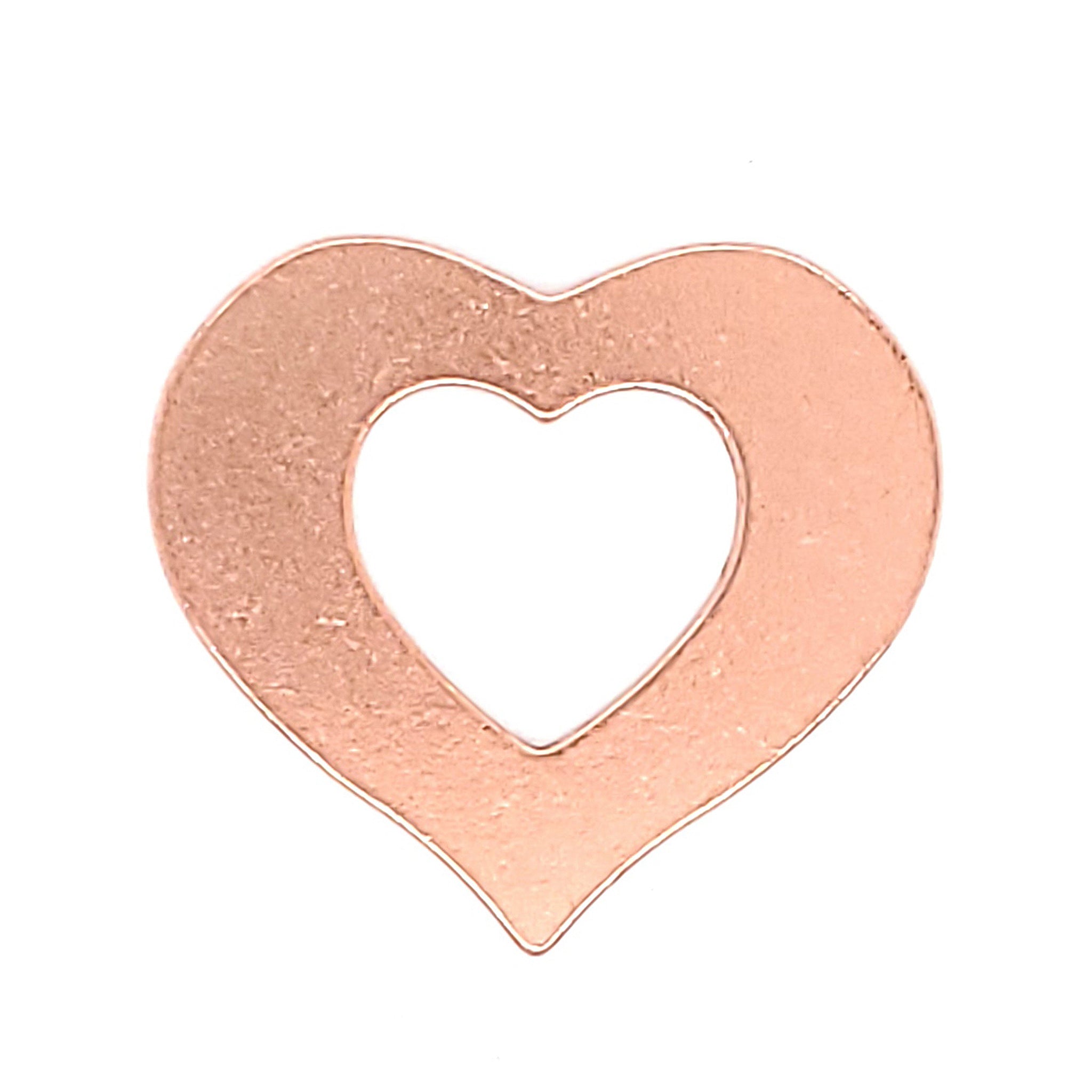 Copper Blank Heart Outline Pendant / SBB0178、mySite、dreamappss