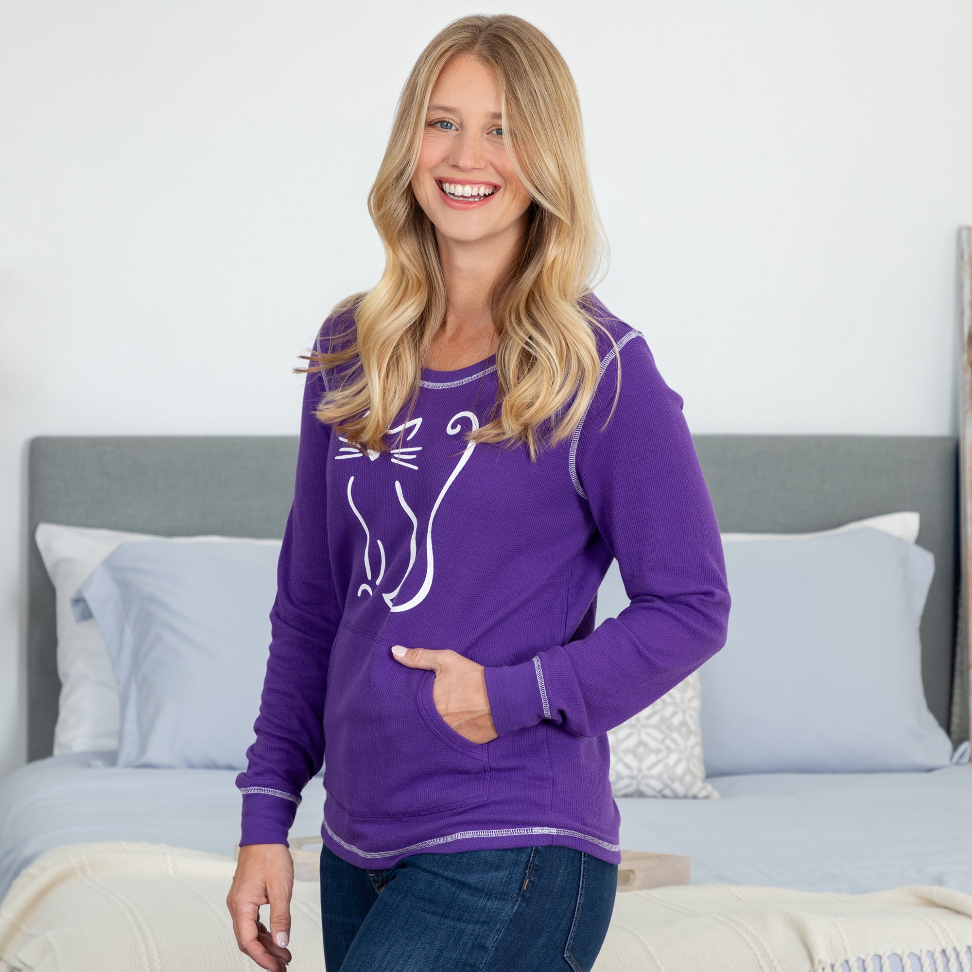 Pet Sketch Thermal Long Sleeve Top、mySite、camillekostekn