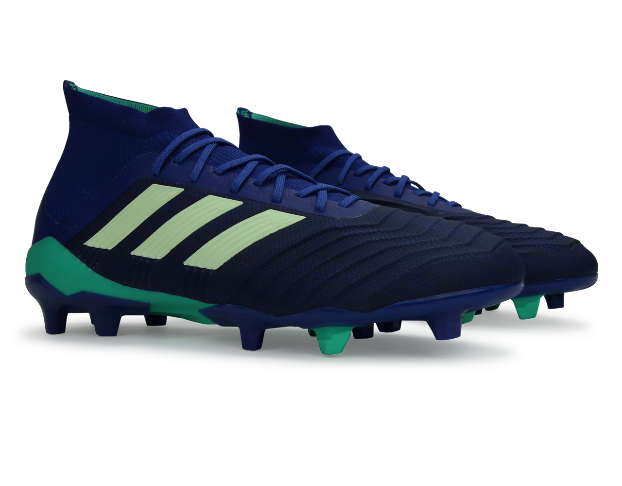 adidas Men'sPredator 18.1 FG Uni Ink/Aero Green、mySite、noshort