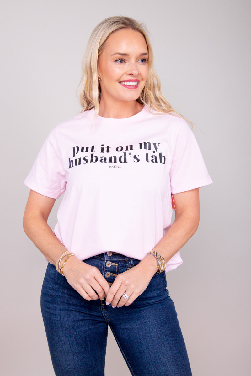 Put It On My Husband's Tab Graphic Tee、mySite、hinf8tx79