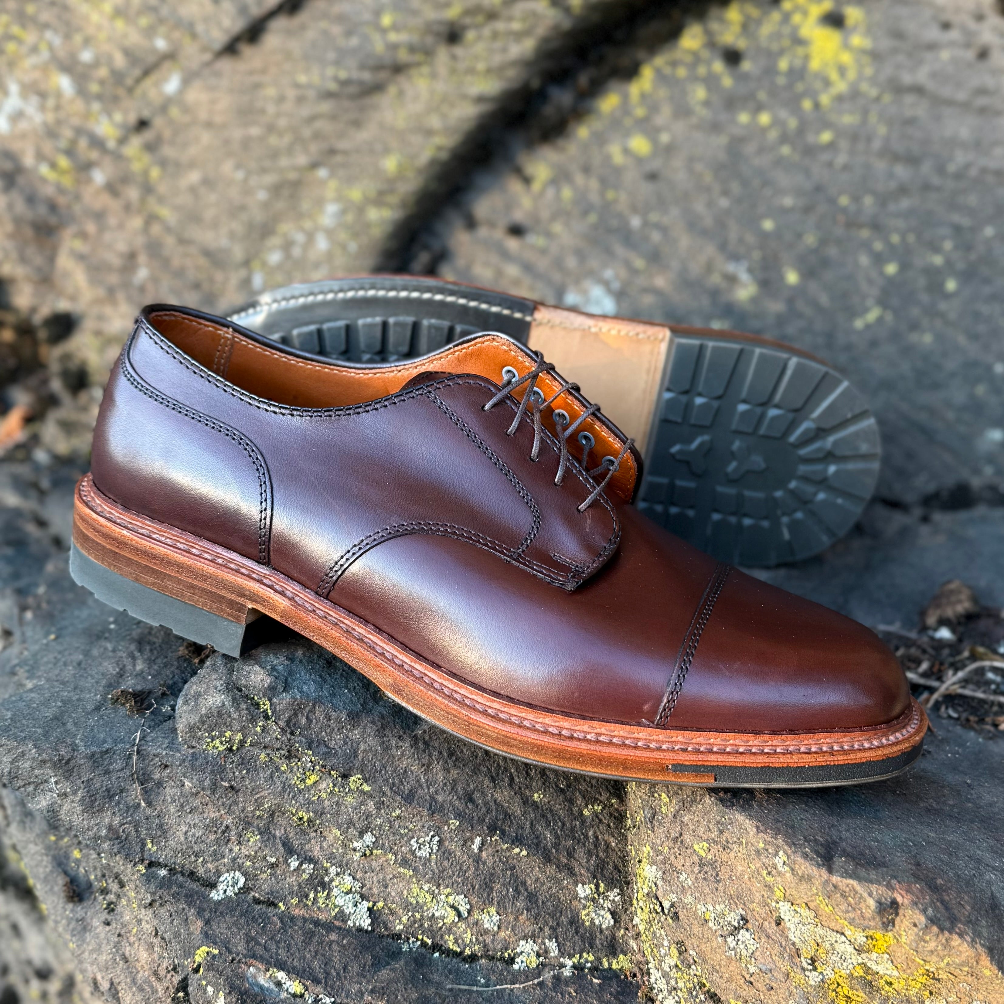  22531C - Brown Calf DeRosa Cap Toe、mySite、preschool7hills