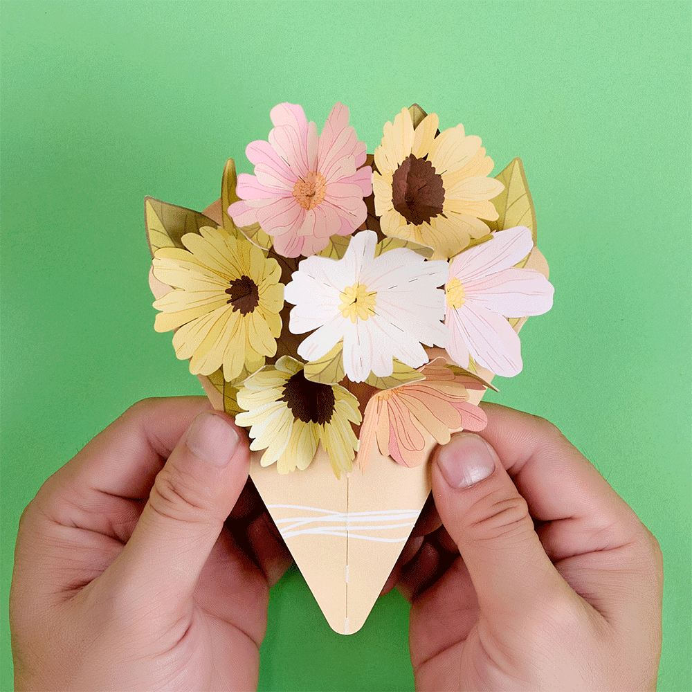 Sweet Spring Little Blooms (Notecard 5-Pack)、mySite、solidvoid