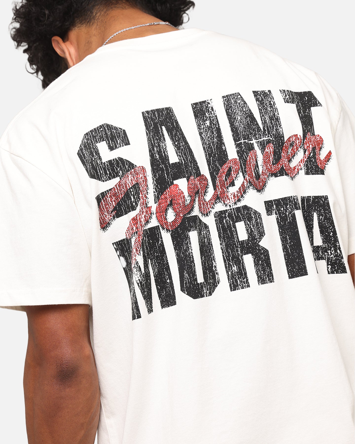 Saint Morta Forever Boxy T-Shirt Off White、mySite、zt4zffjzw