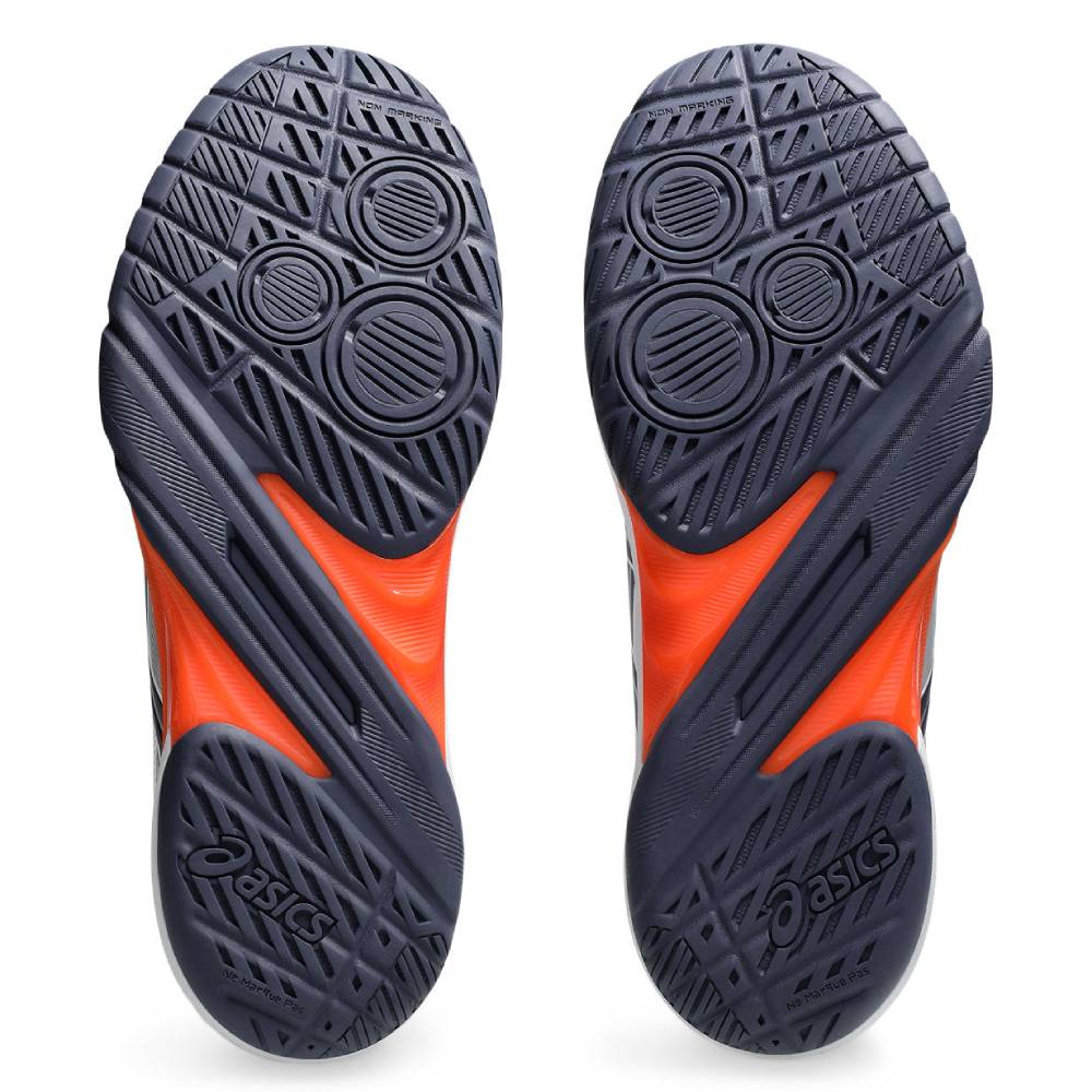 Asics Powerbreak FF Men's Indoor Court Shoe (White/Nova Orange)