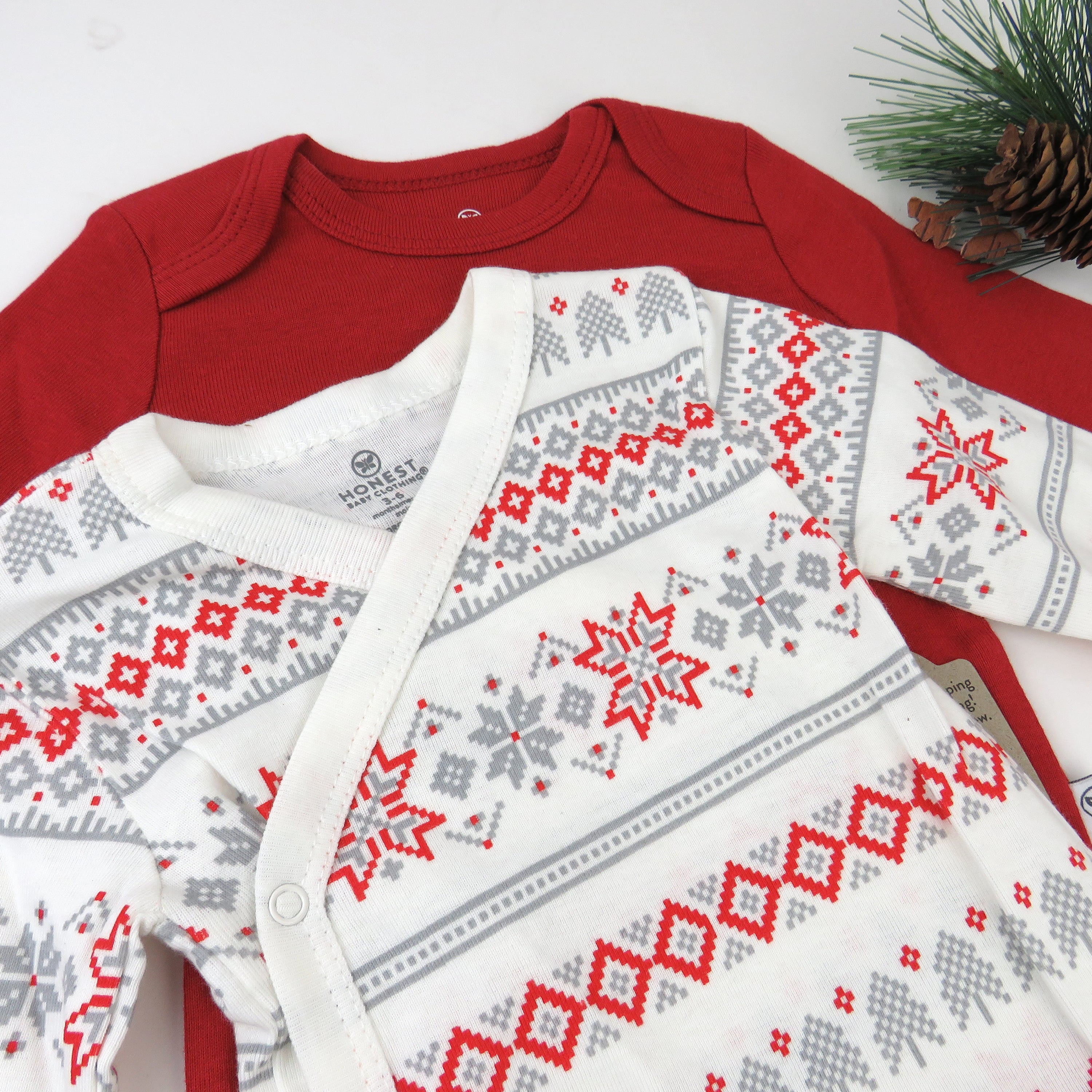  2-Piece Long Sleeve Organic Cotton Bodysuit & Side Snap Bodysuit、mySite、layawaytickets