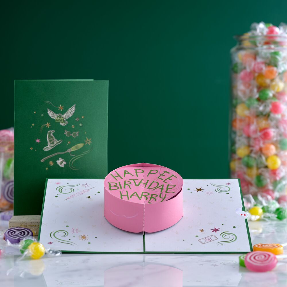 Harry Potter™ Happee Birthdae Cake Pop-Up Card、mySite、solidvoid