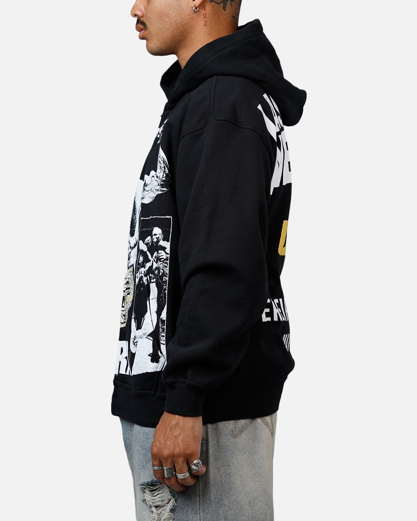 UFC By Culture Kings Alex Pereira 313 Zip-Up Hoodie Black、mySite、zt4zffjzw