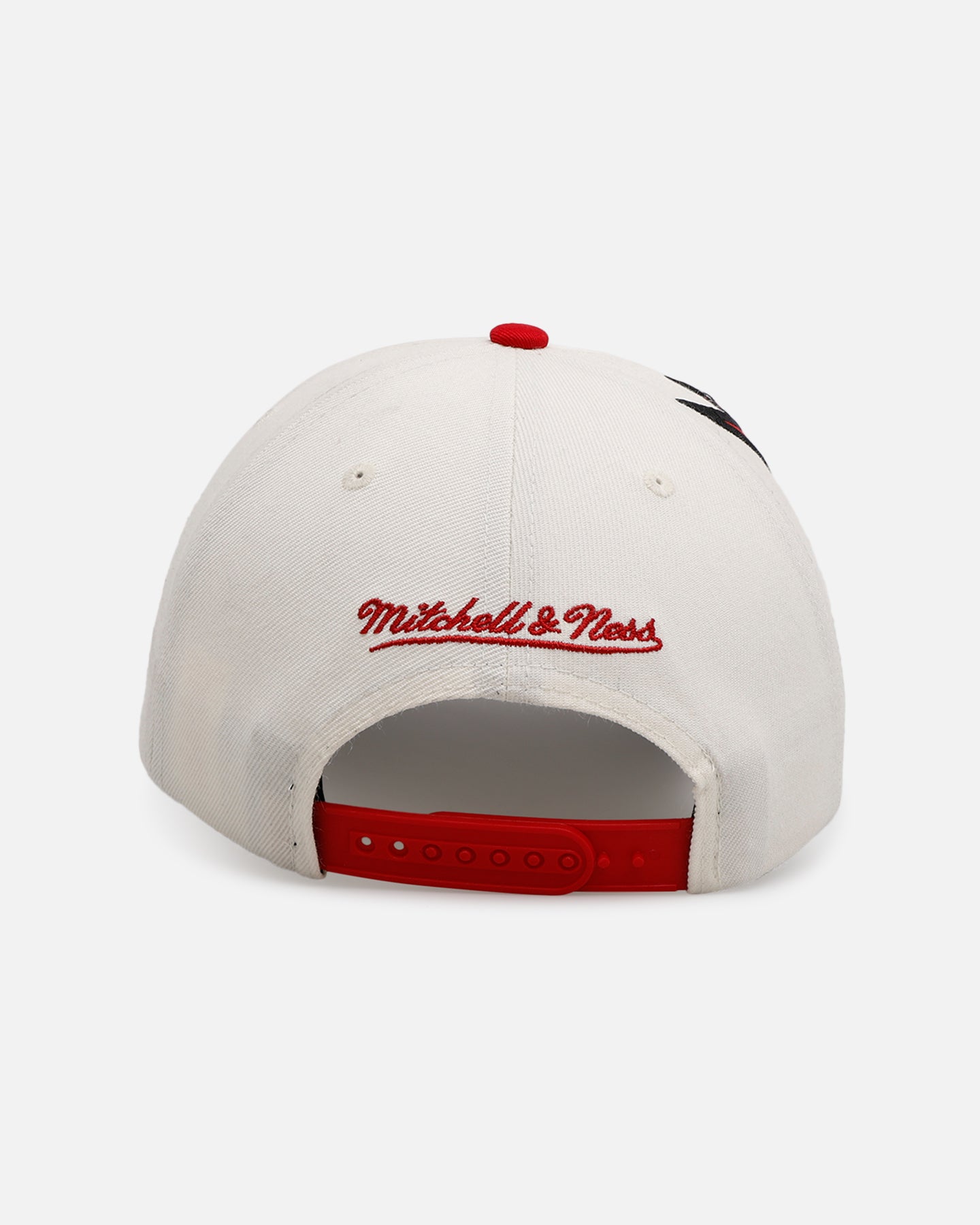 Mitchell & Ness Chicago Bulls 'Shark Tooth' Pro Pinch Snapback Cream/Red、mySite、zt4zffjzw