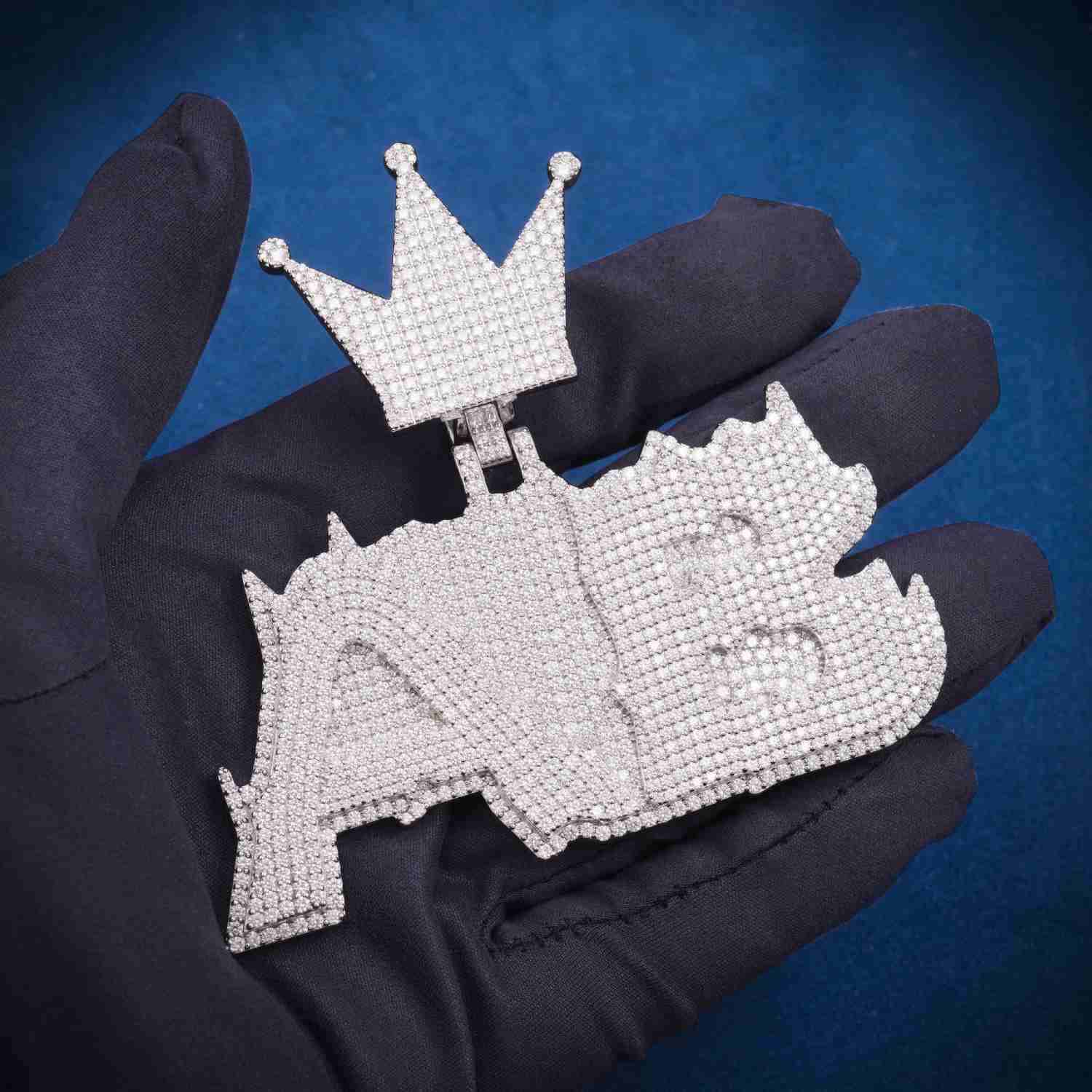 AB Custom Moissanite Pendant 14K Gold、mySite、hinf8tx79