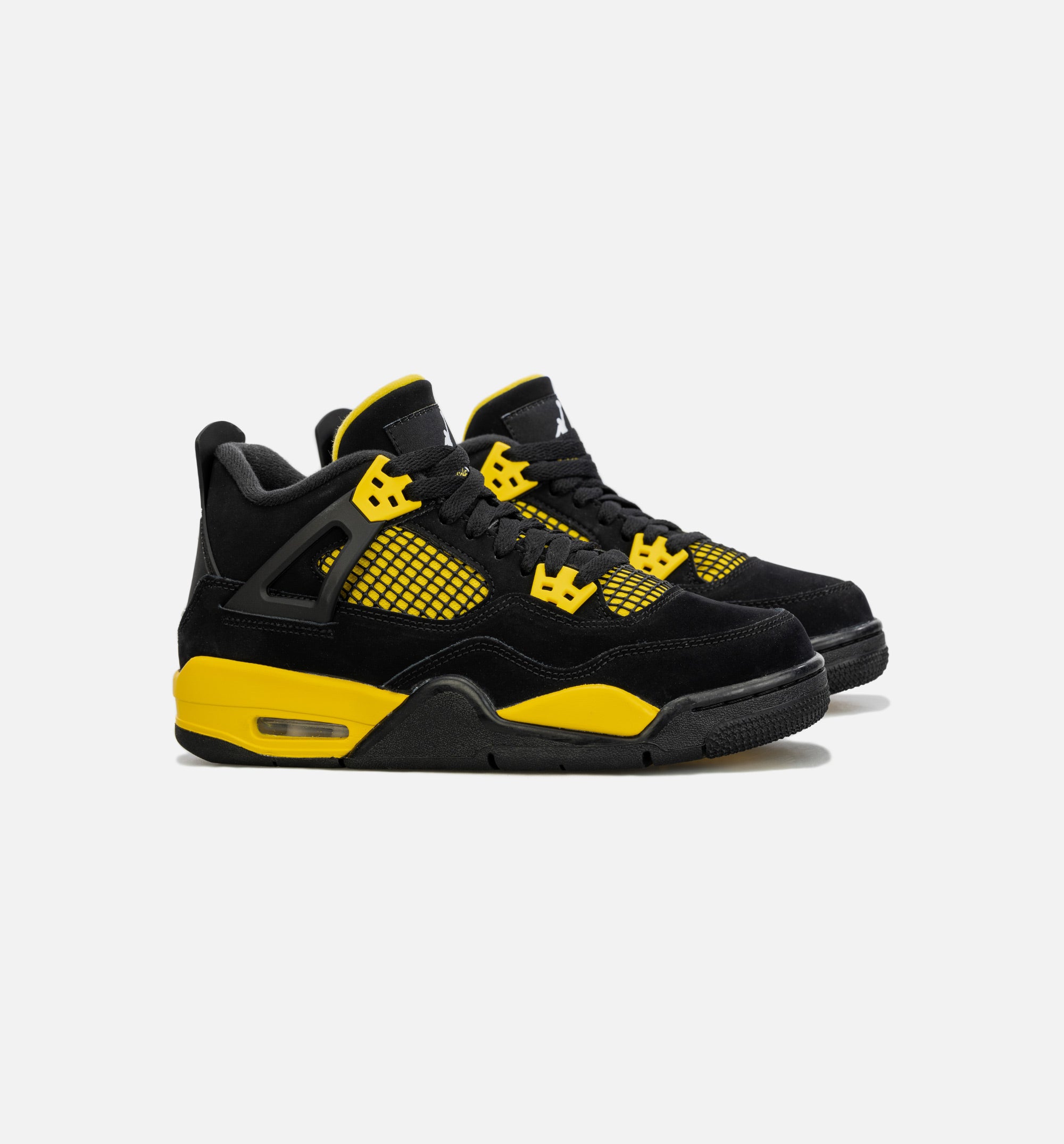 Air Jordan 4 Retro Thunder Grade School Lifestyle Shoe - Black/Yellow Free Shipping、mySite、dreamappss