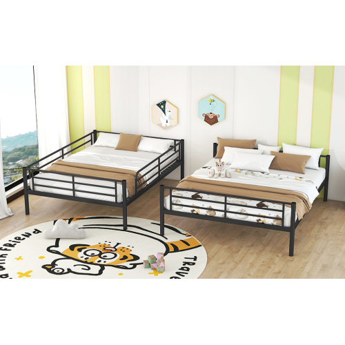 Twin Over Twin Metal Bunk Bed (Black) ( old sku: MF189201BAA )、、casual