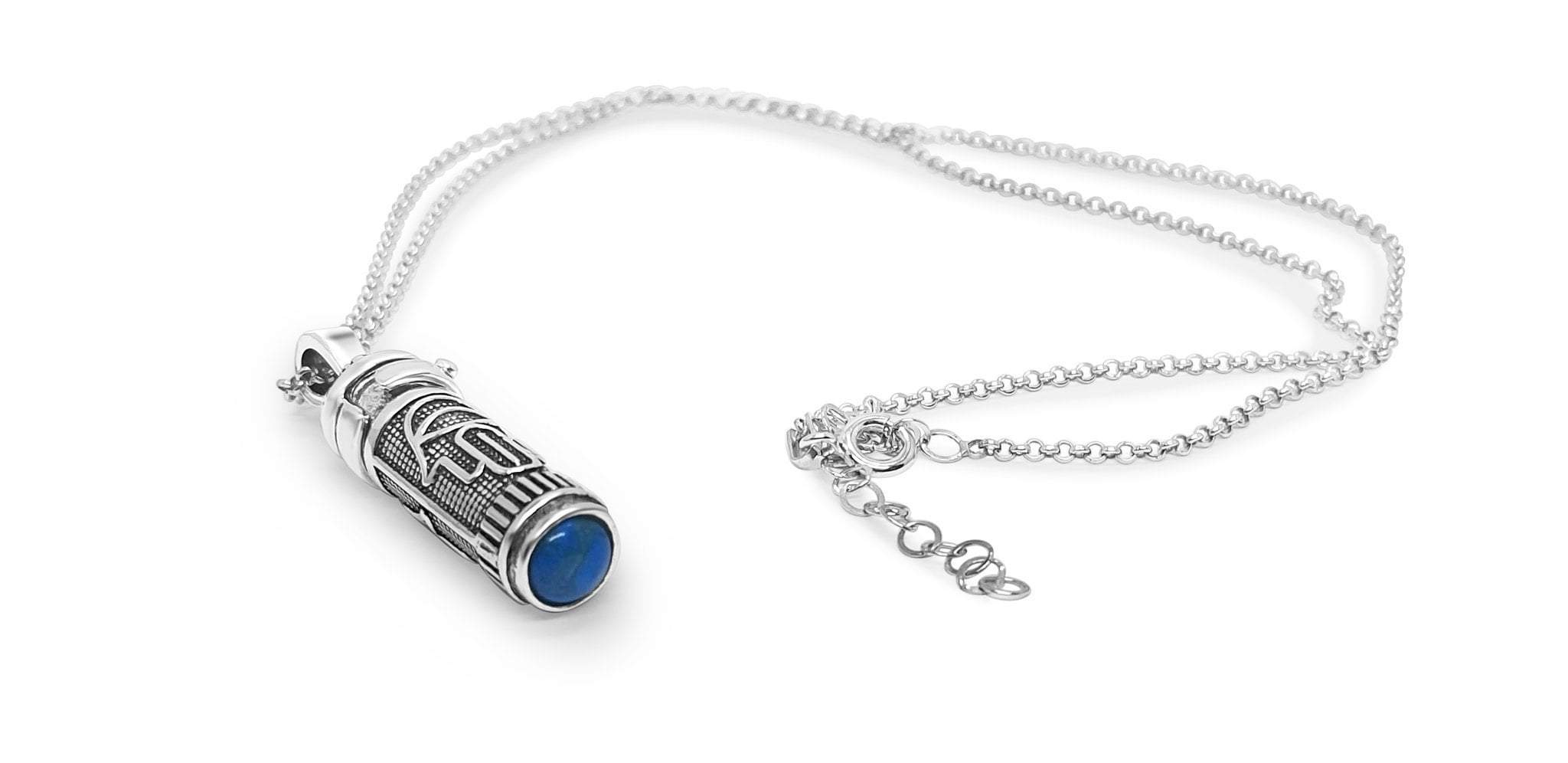 Sterlng Silver Hamsa Turquoise Mezuzah Necklace、mySite、topwebapps