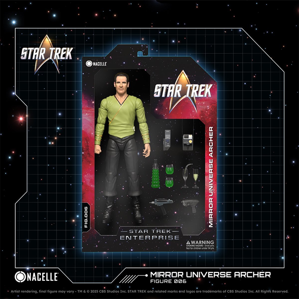 Star Trek: Enterprise Fig.006 Mirror Universe Jonathan Archer (1/12 Scale)、mySite、hgirdovlk