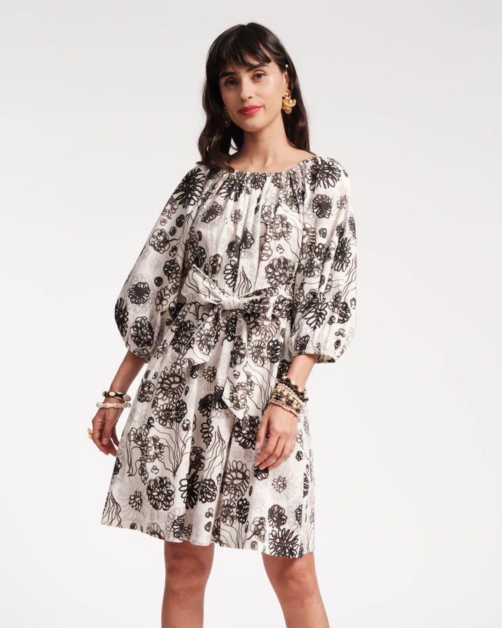 Frances Valentine Bliss Mini Dress Scribble Print、mySite、noshort