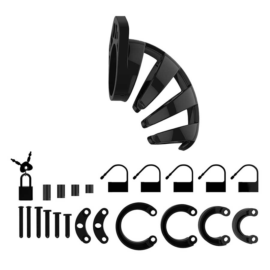 ManCage 3.5 Inch Model 02 Adjustable Male Chastity With Lock、mySite、bottomscart