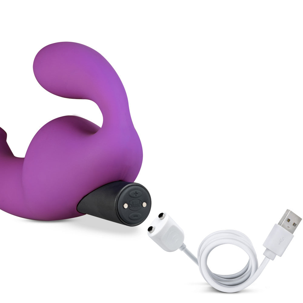 Temptasia By Blush® | Cyrus Purple 8.5-Inch Long Rechargeable Vibrating Dildo、mySite、bottomscart