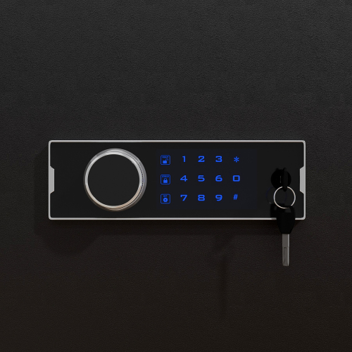 Heavey Duty,Large Size 5-8 Gun,Black Gun Cabinet with Electronic Password Keypad Lock,Unassembled Metal Rifle Gun Security Cabinet Safe Locker、、casual