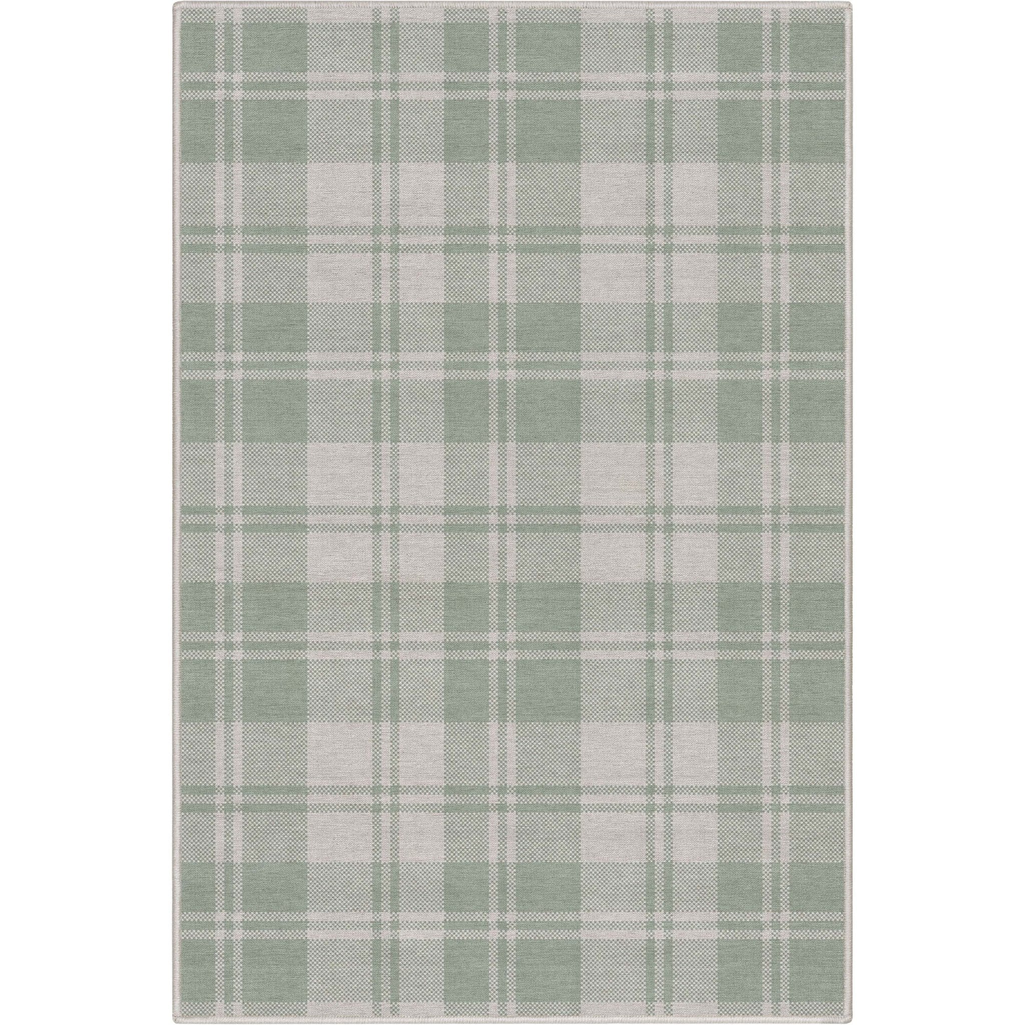 Plaid Modern Geometric Boxes Flat-Weave Rug、mySite、gigharbornorthrealestate