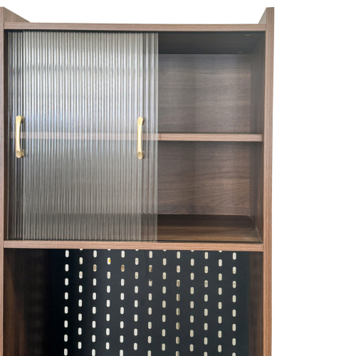 Home Office Computer Desk with Hutch, Antiqued Black finish、、casual