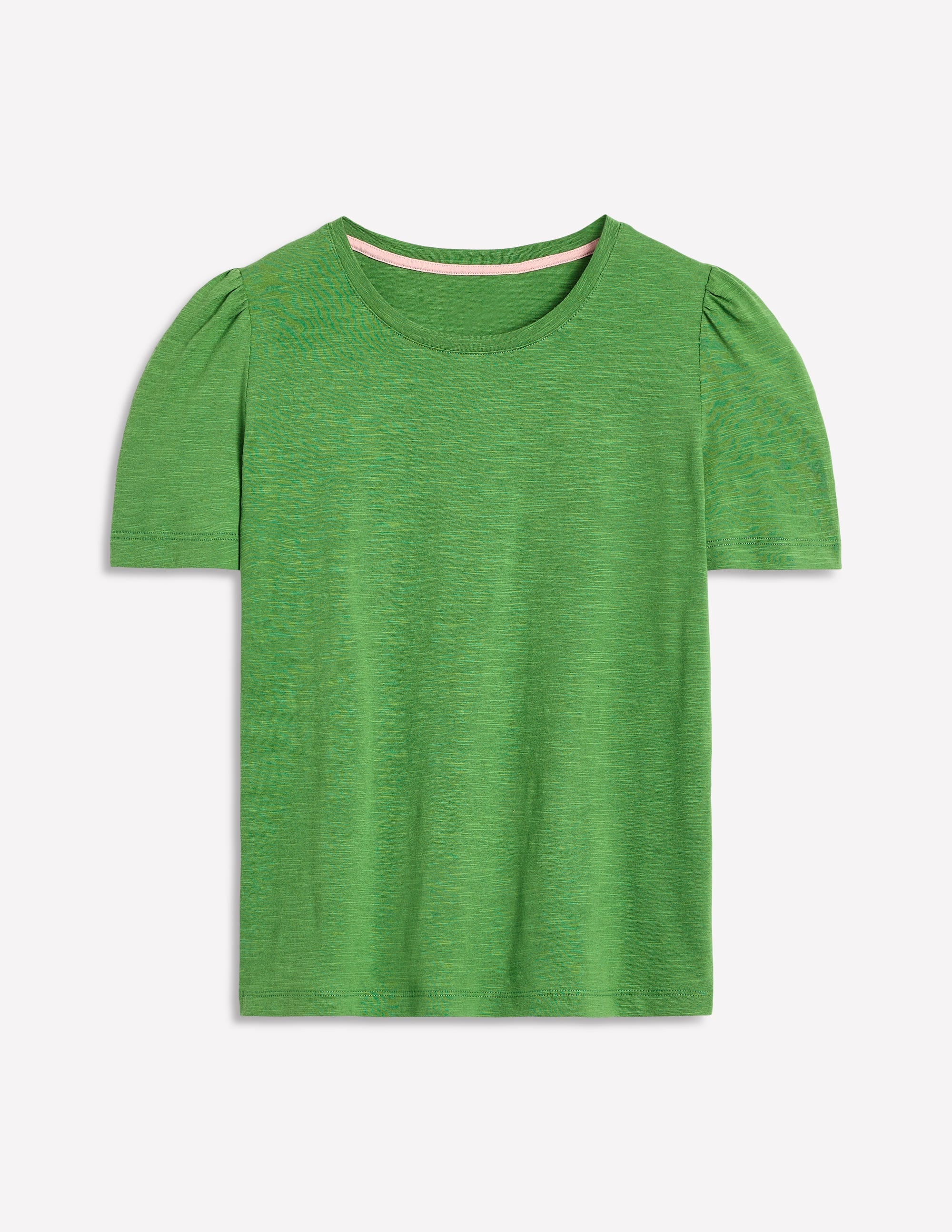  Cotton Puff Sleeve T-Shirt-Paradise Green、mySite、ashleygrahame