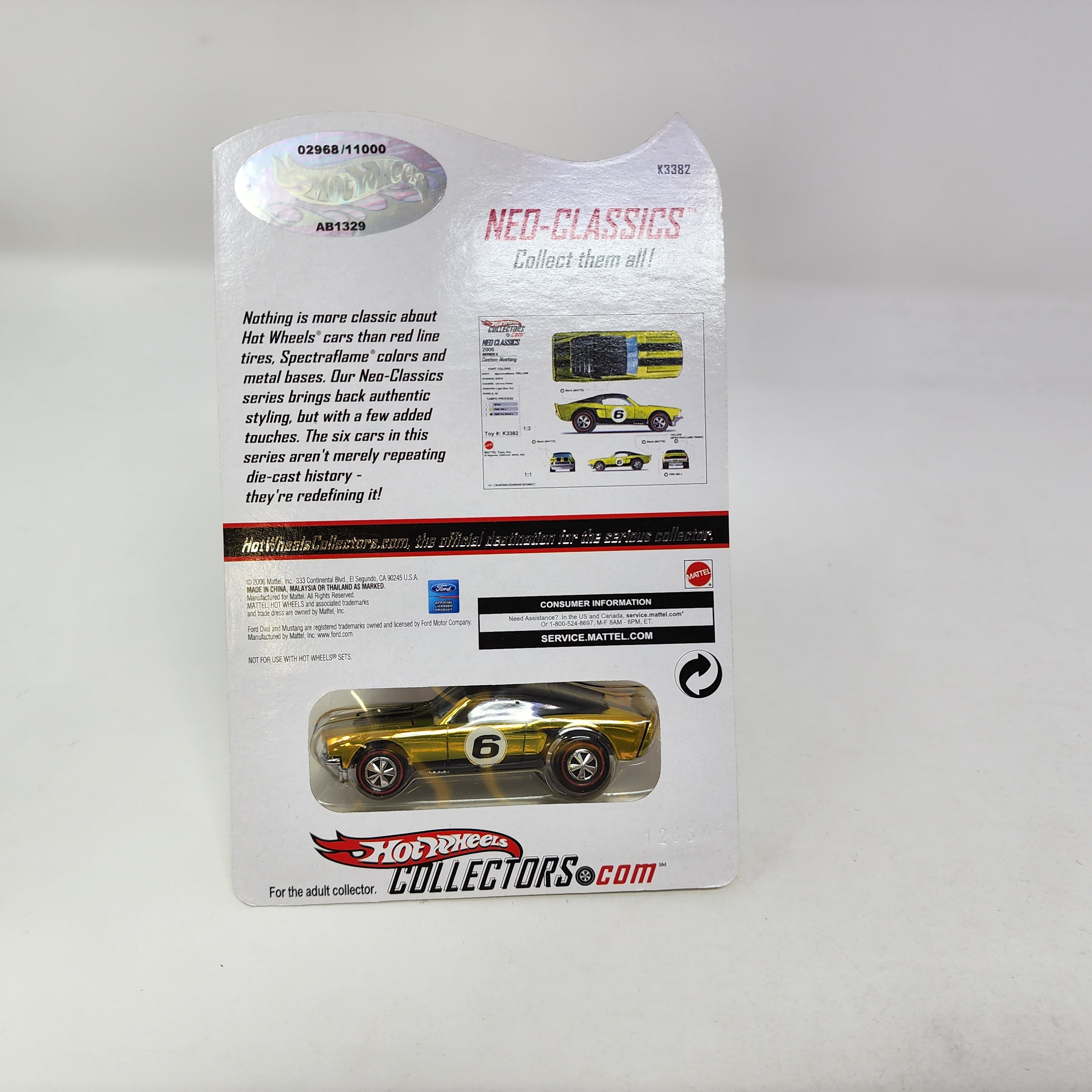 Custom Mustang * Hot Wheels Red Line Club RLC Neo-Classics、mySite、hgirdovlk