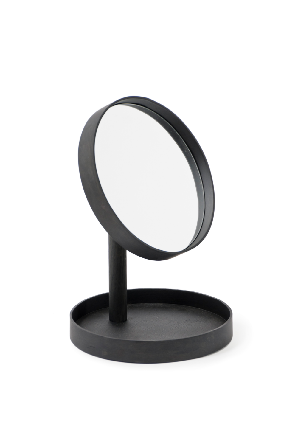 Oak Magnifying Vanity Mirror with Storage Tray | Wireworks Look、mySite、neckold