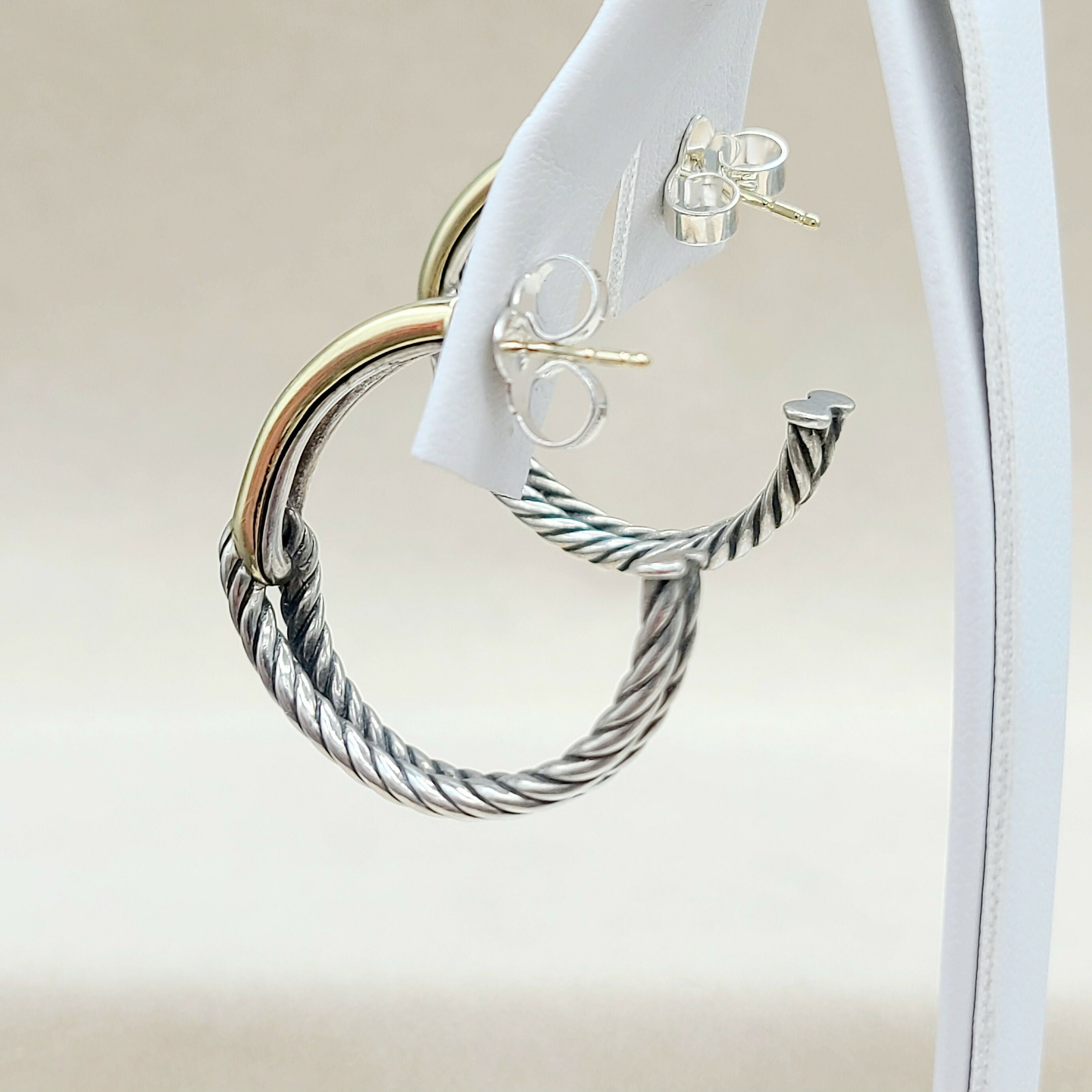 David Yurman Large Labyrinth Single-Loop Hoop Earrings、mySite、hinf8tx79