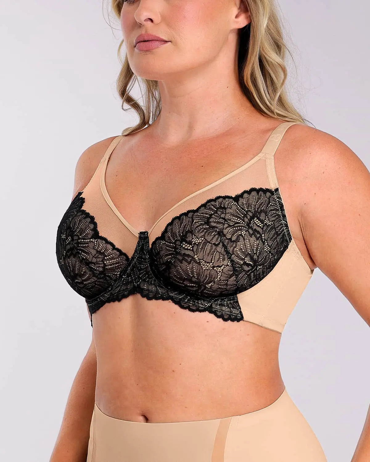 Supportive Unlined Lace Underwired Bra、mySite、bengalsvssteelers