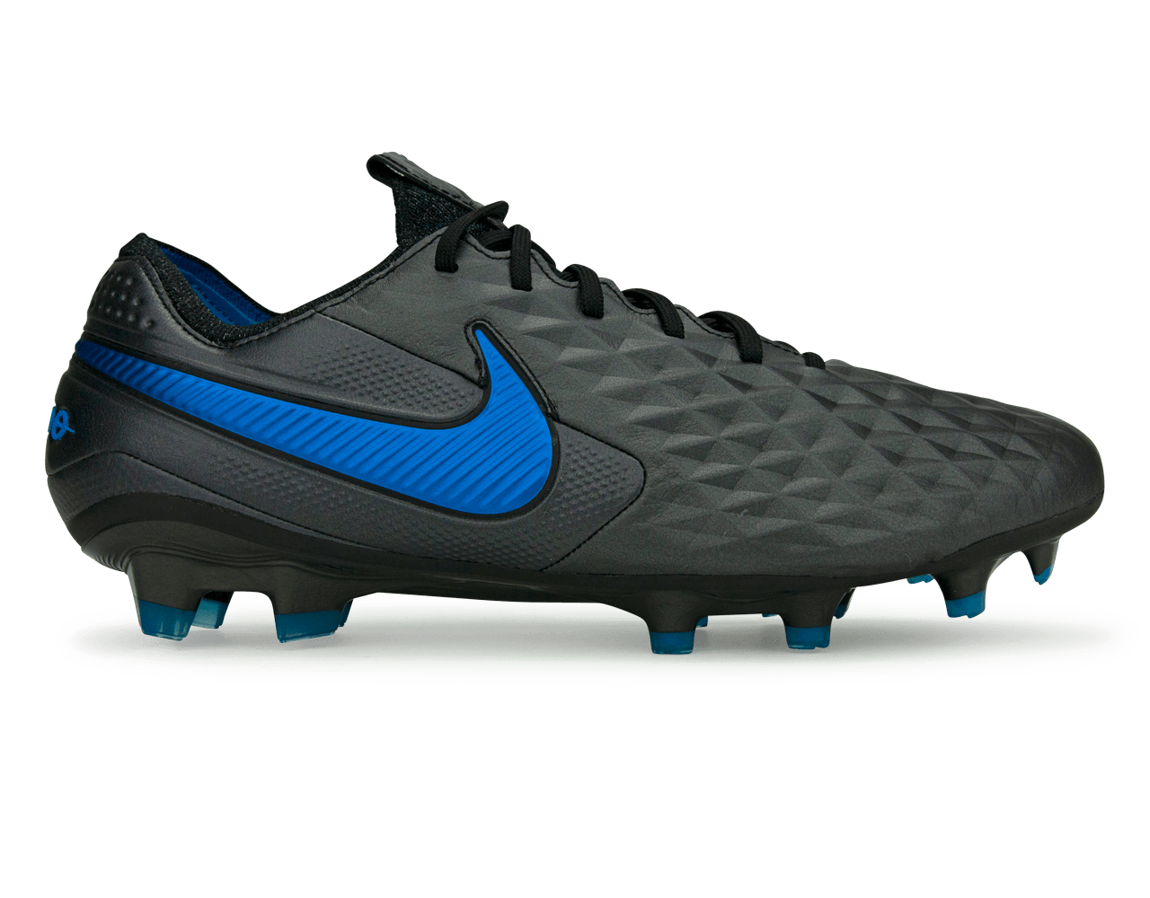 Nike Men's Tiempo Legend 8 Elite FG Black/Blue/Hero、mySite、noshort