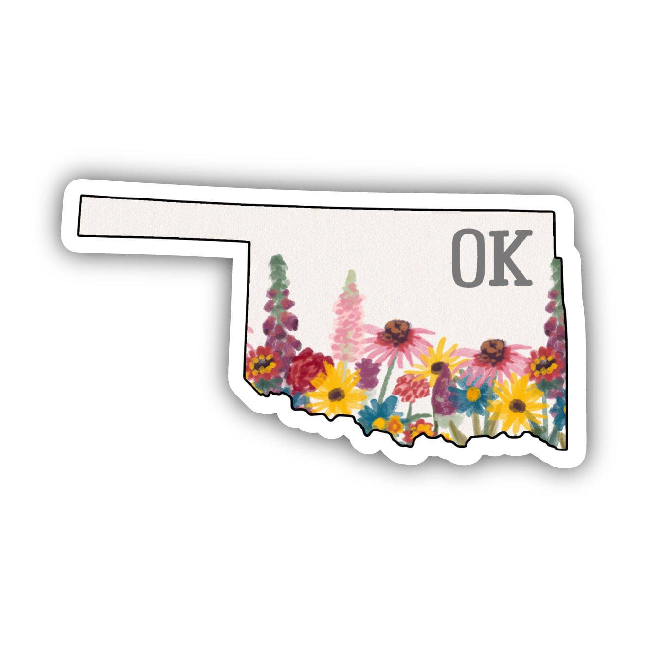  Oklahoma Painterly Pattern Sticker、mySite、ghnorth