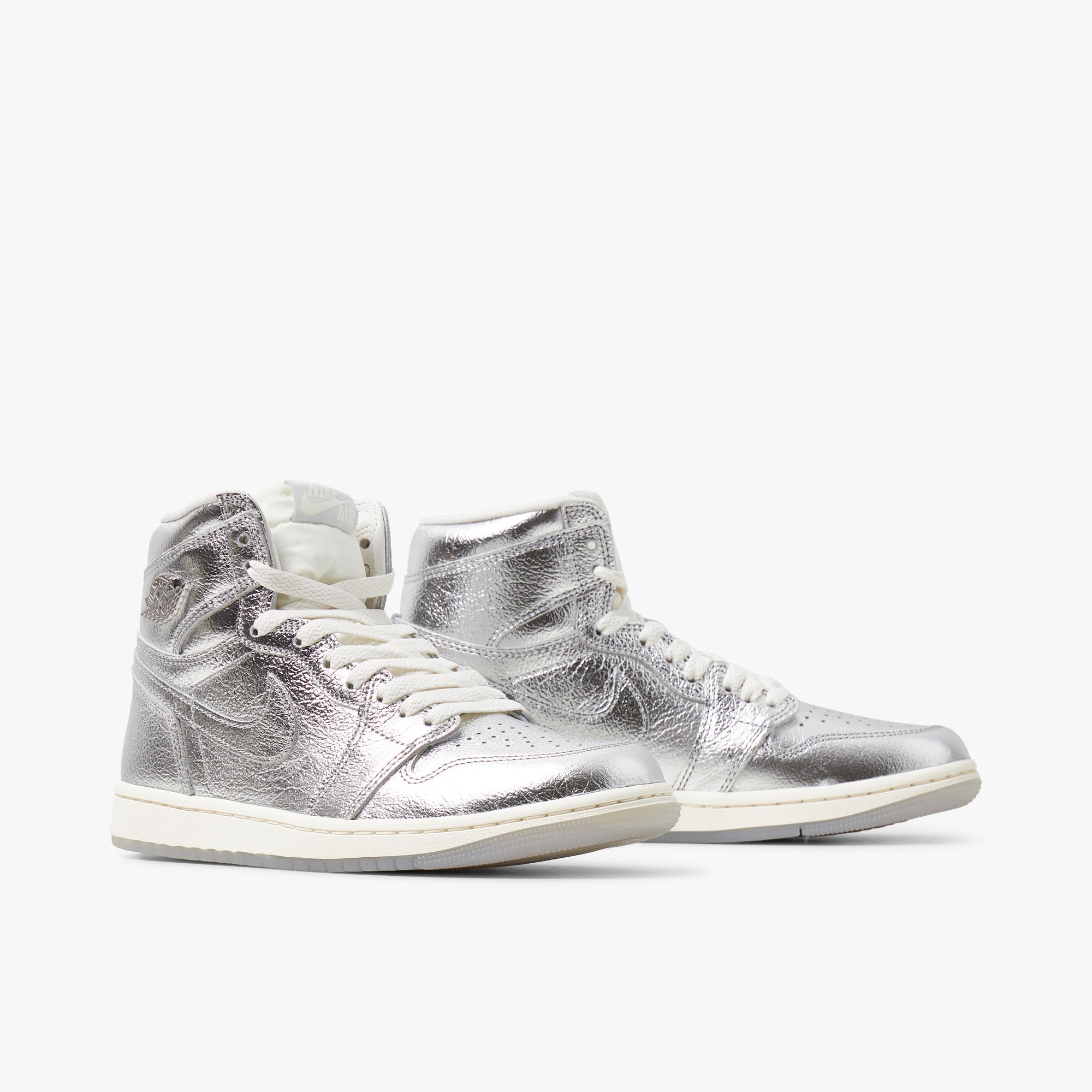  Jordan Women's 1 Retro High OG Metallic Silver / Photon Dust - Sail、mySite、merchandisen