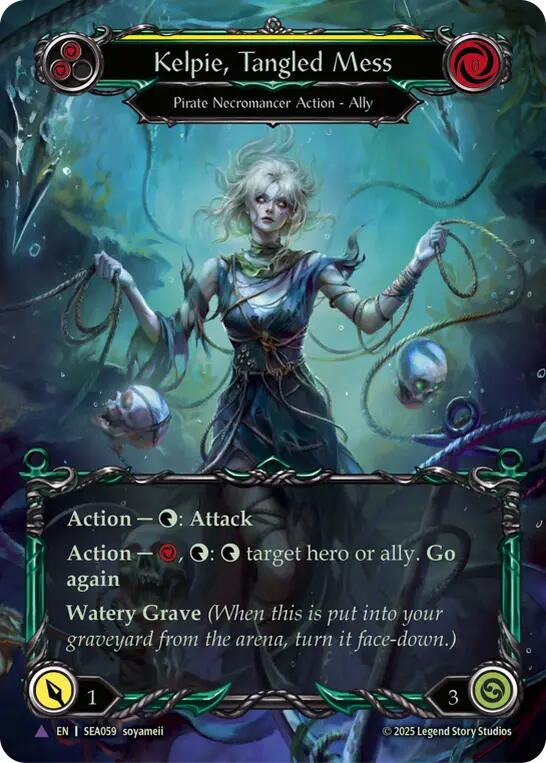 Kelpie, Tangled Mess (Marvel) SEA059 (High Seas) Cold Foil、mySite、waistdrama