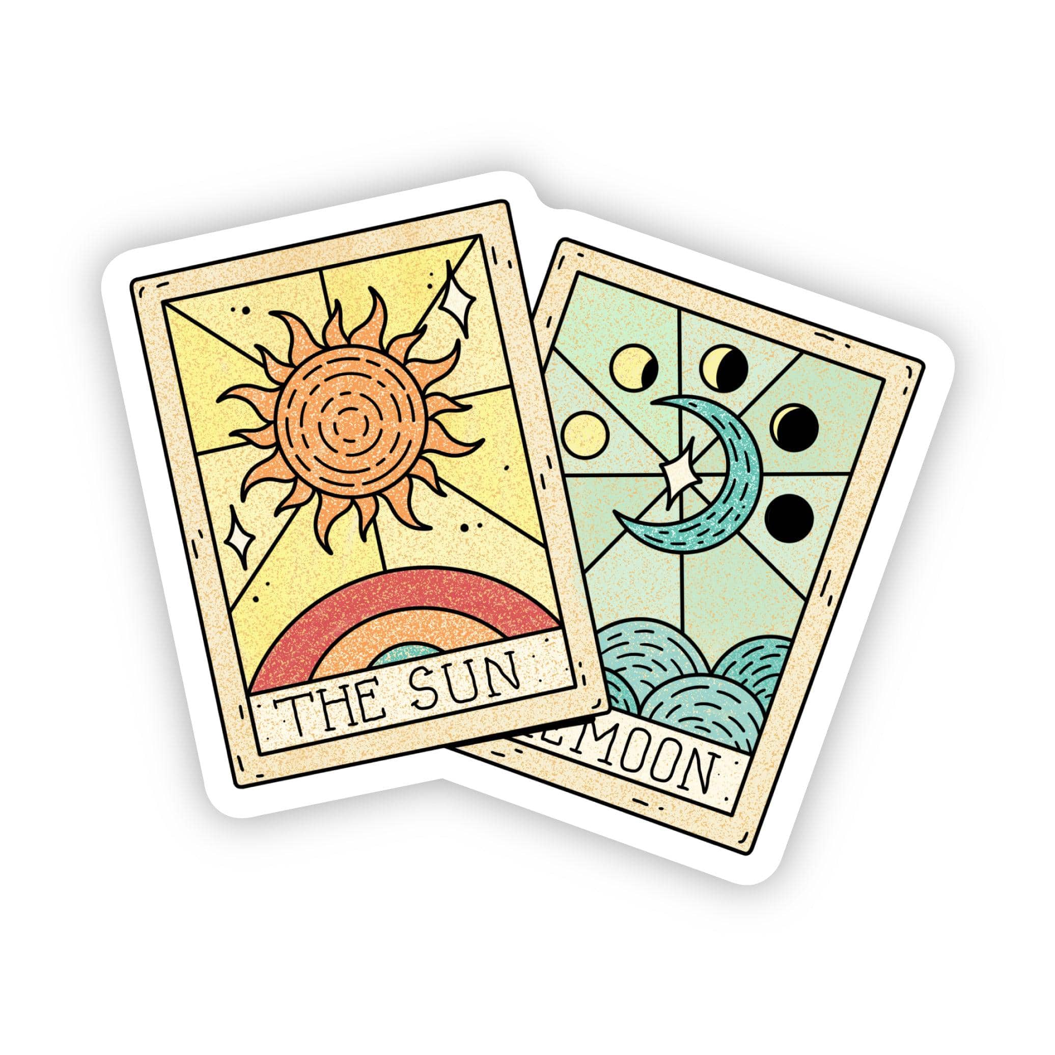  The Sun & The Moon Tarot Card Sticker、mySite、ghnorth
