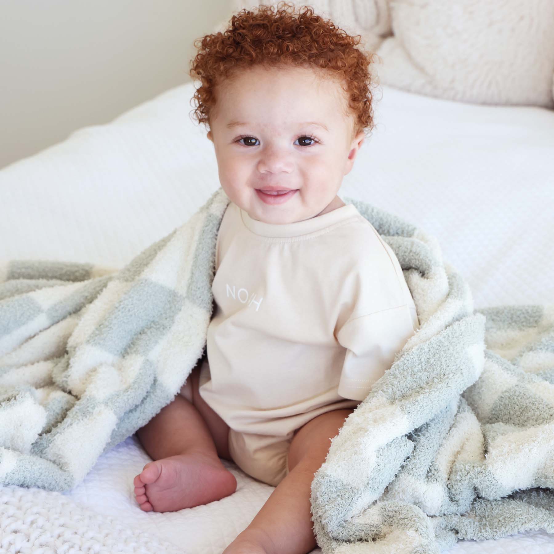 CuddleLane™ Luxe Blankets | Sage Check、mySite、layawaytickets