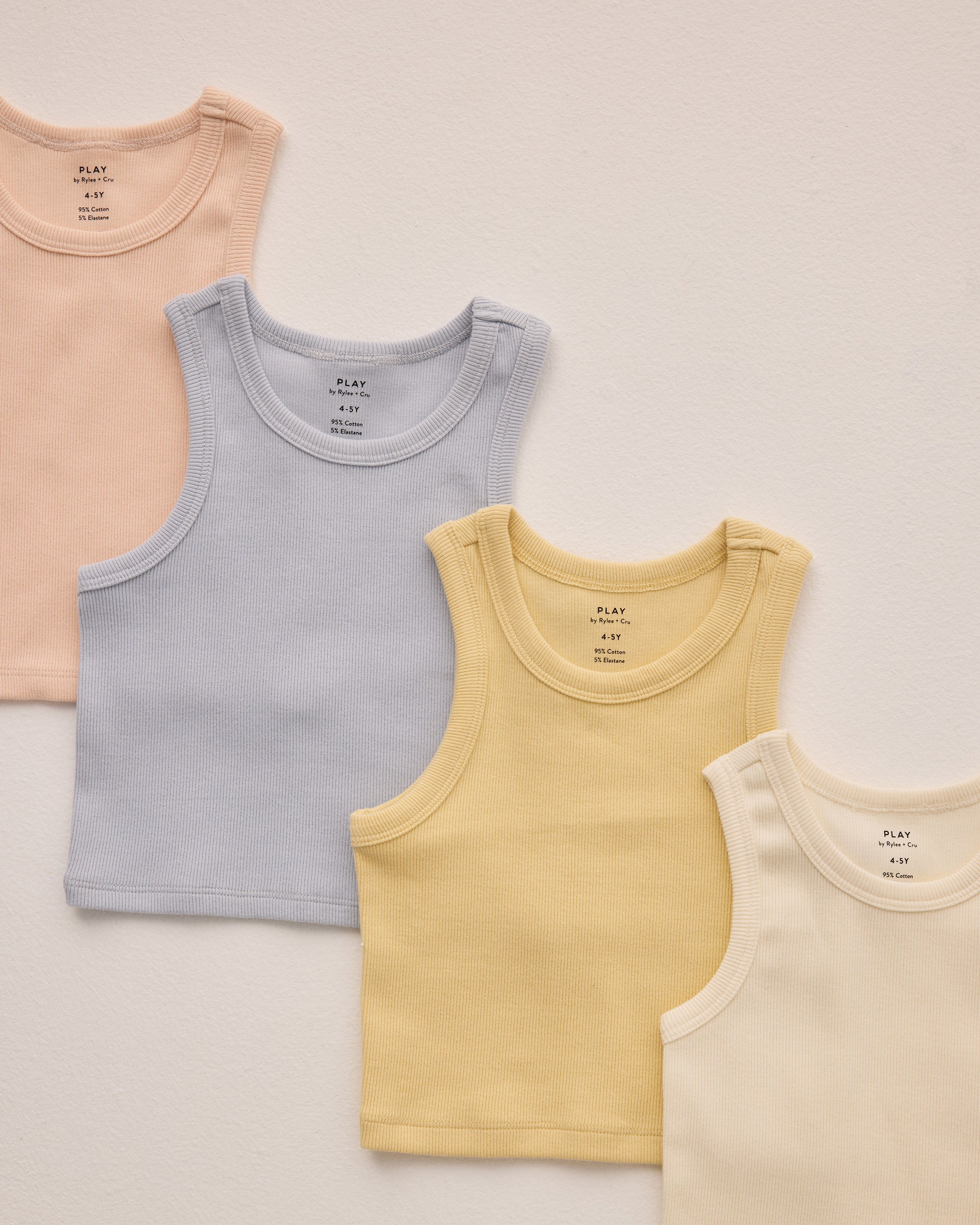  Ribbed Tank Set || Yellow, Ivory、mySite、layawaytickets