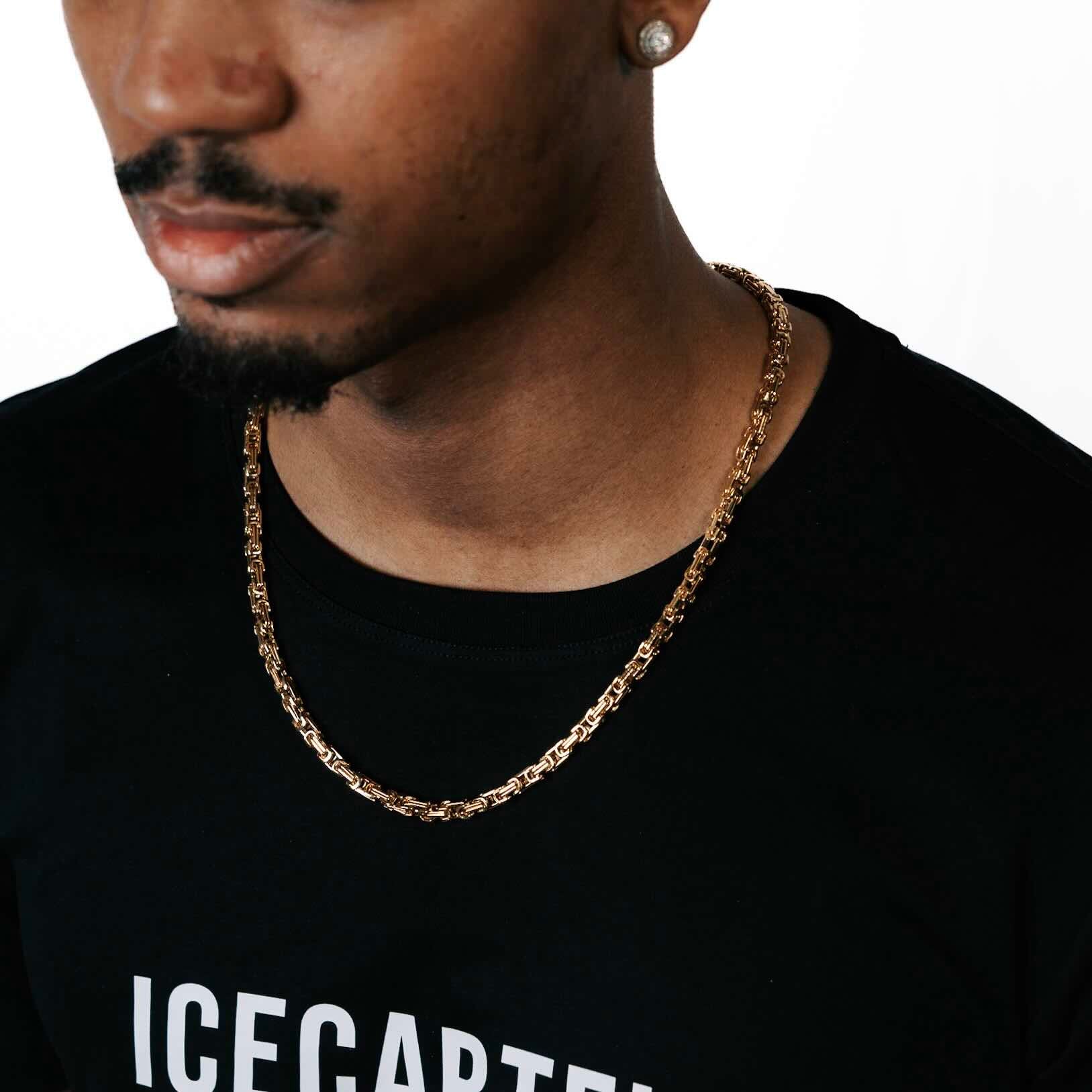 4MM Byzantine Gold Chain 14K Gold、mySite、hinf8tx79