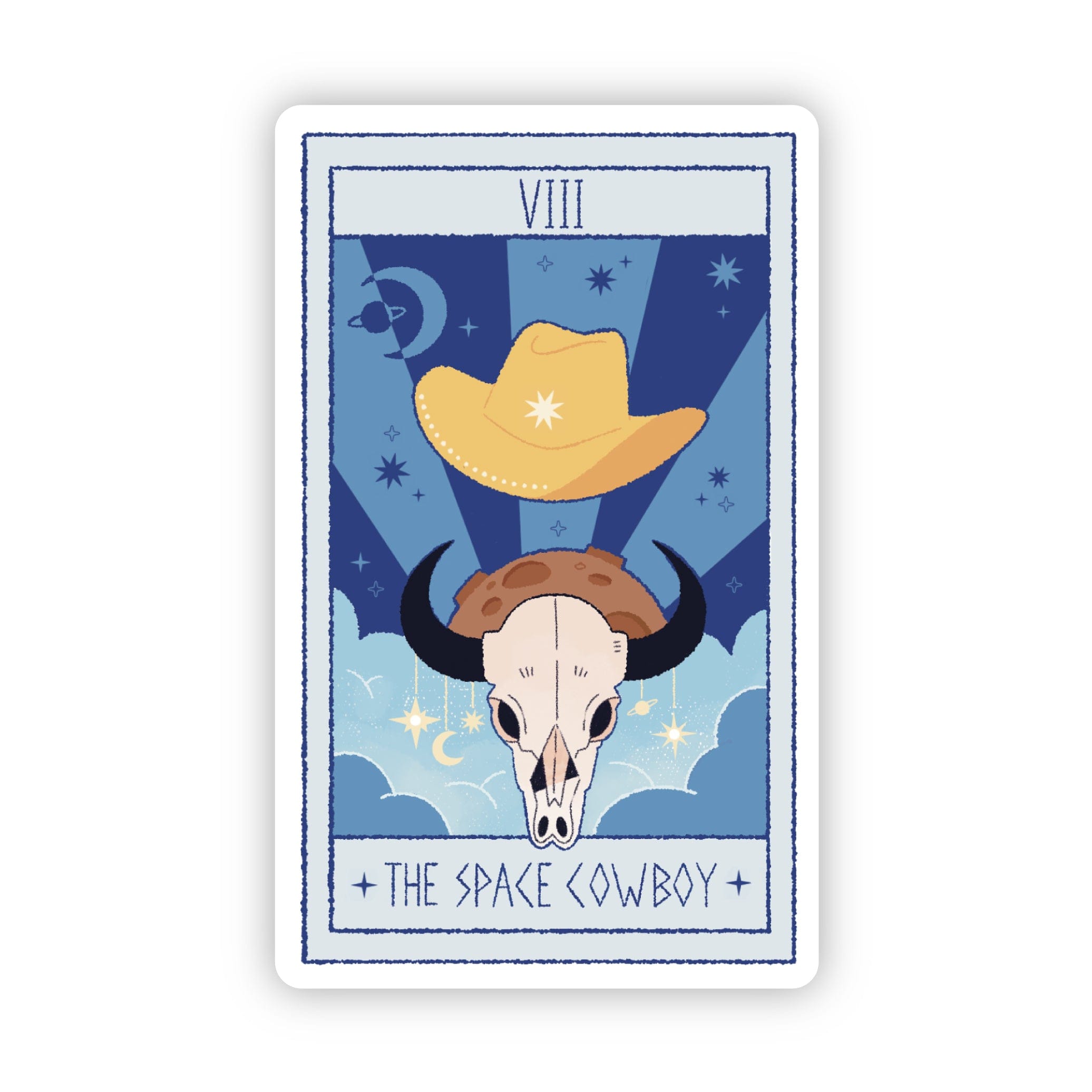  The Space Cowboy Tarot Card Sticker、mySite、elrpsem3k