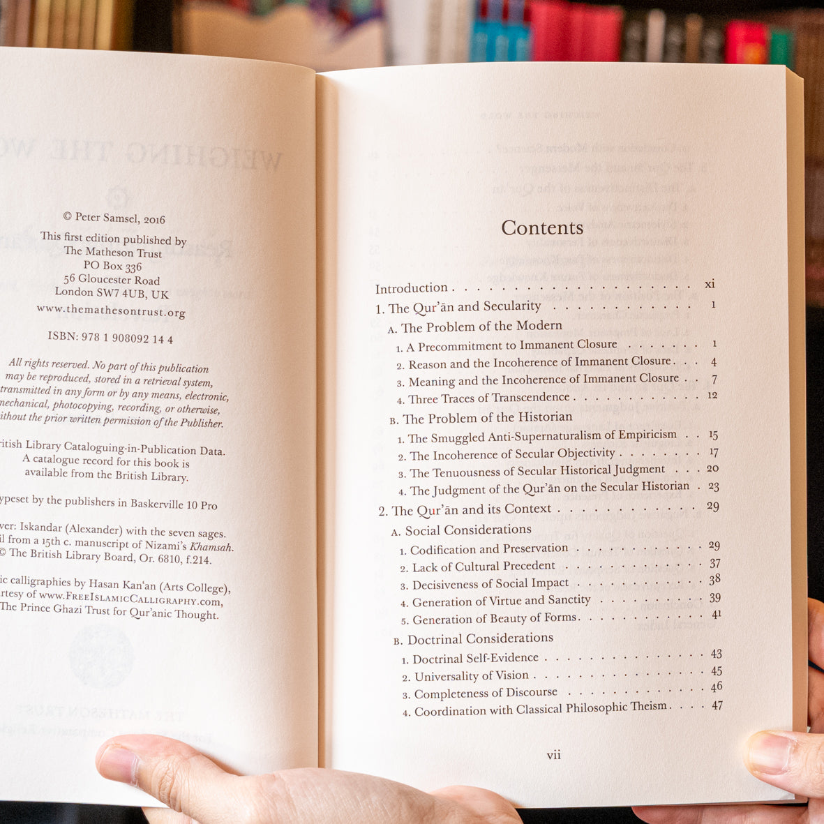 Weighing the Word: Reasoning the Quran as Revelation、mySite、topwebapps