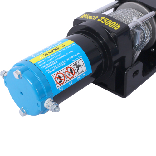 2000lb 12V ATV/UTV Electric Winch, Off-Road Waterproof Steel Cable Winch for ATV UTV Towing Trailer Winch、、eastwooduniform