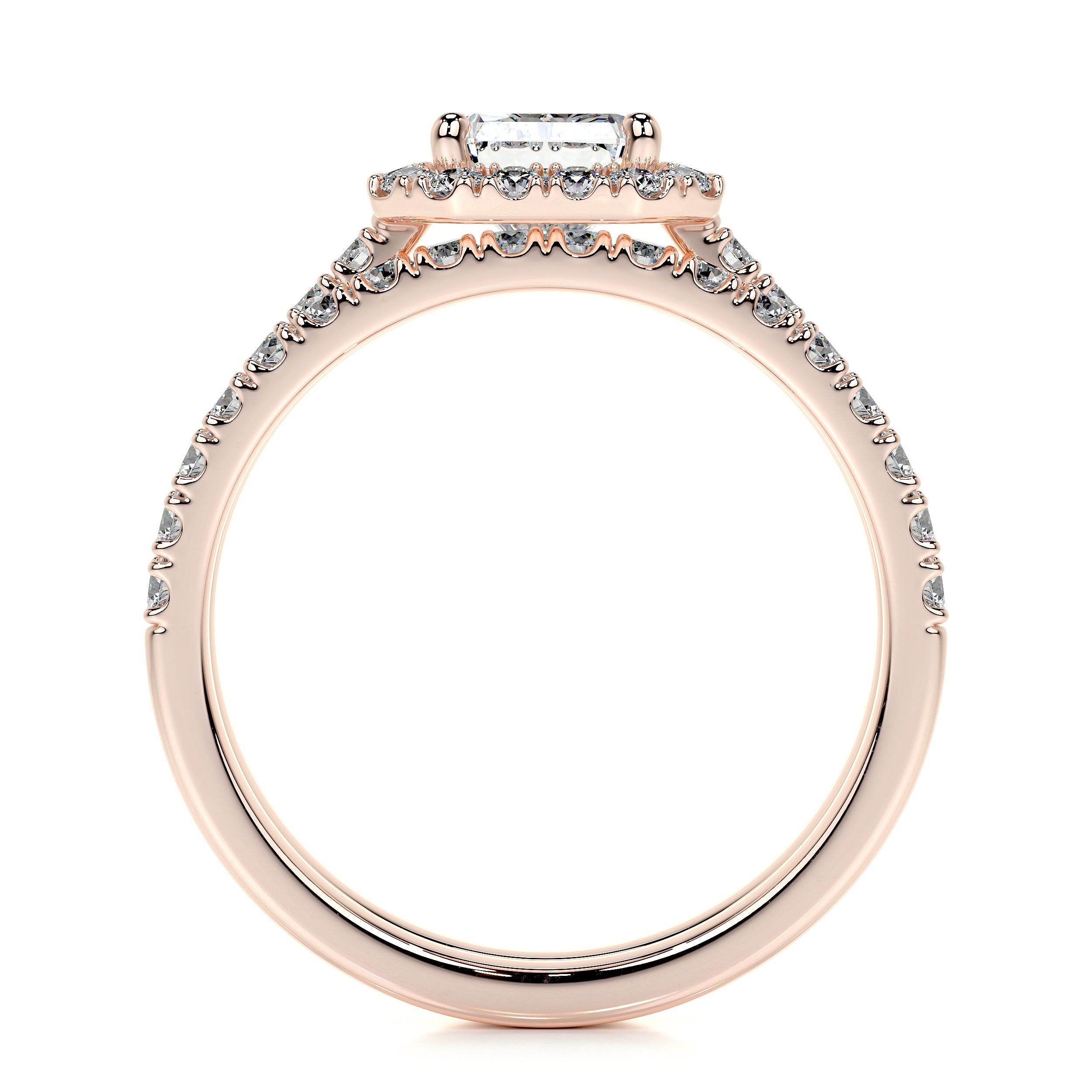 Andrea Lab Grown Diamond Bridal Set -14K Rose Gold、mySite、hinf8tx79