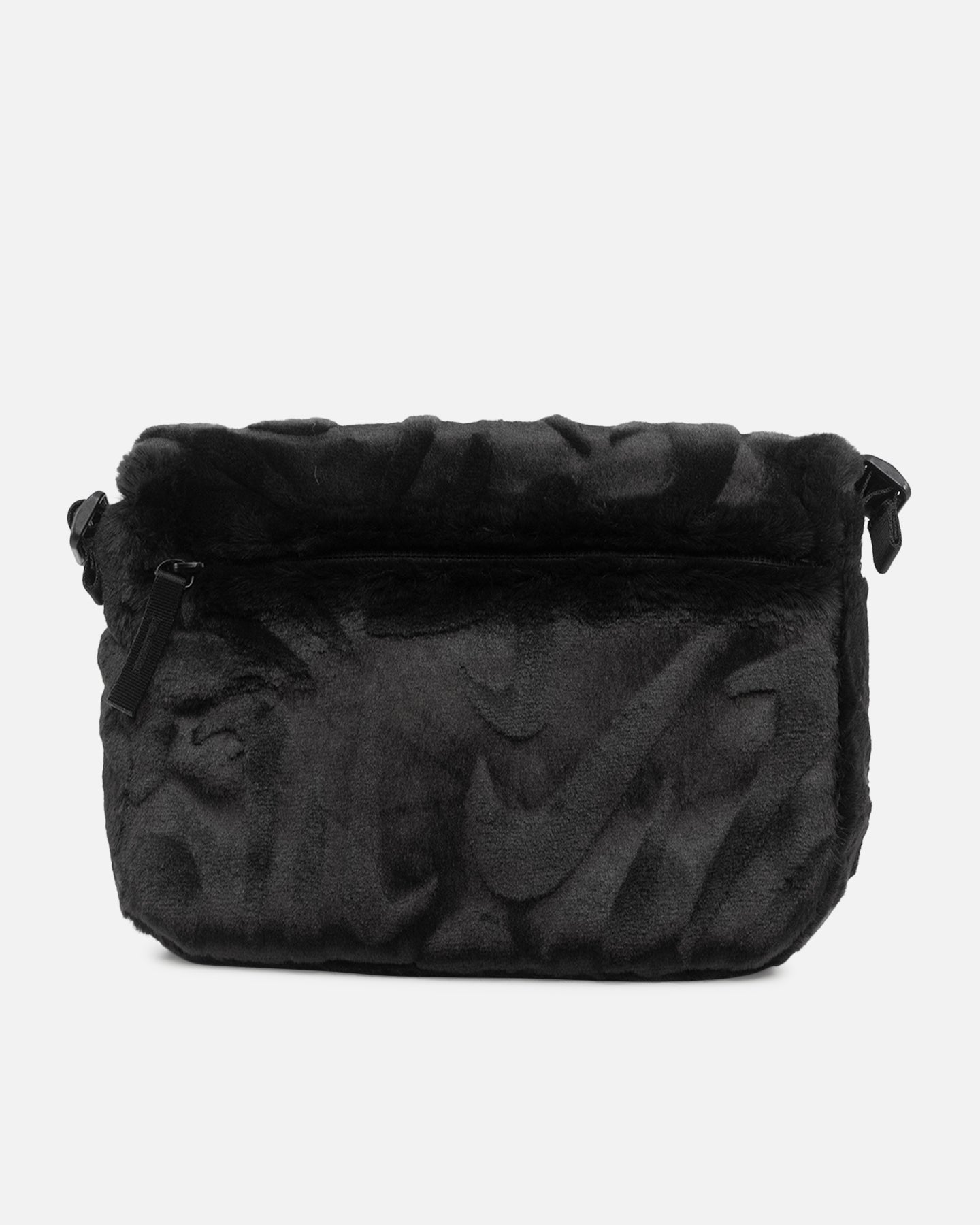 Nike Faux Fur Crossbody Bag (1L) Black/Black、mySite、zt4zffjzw