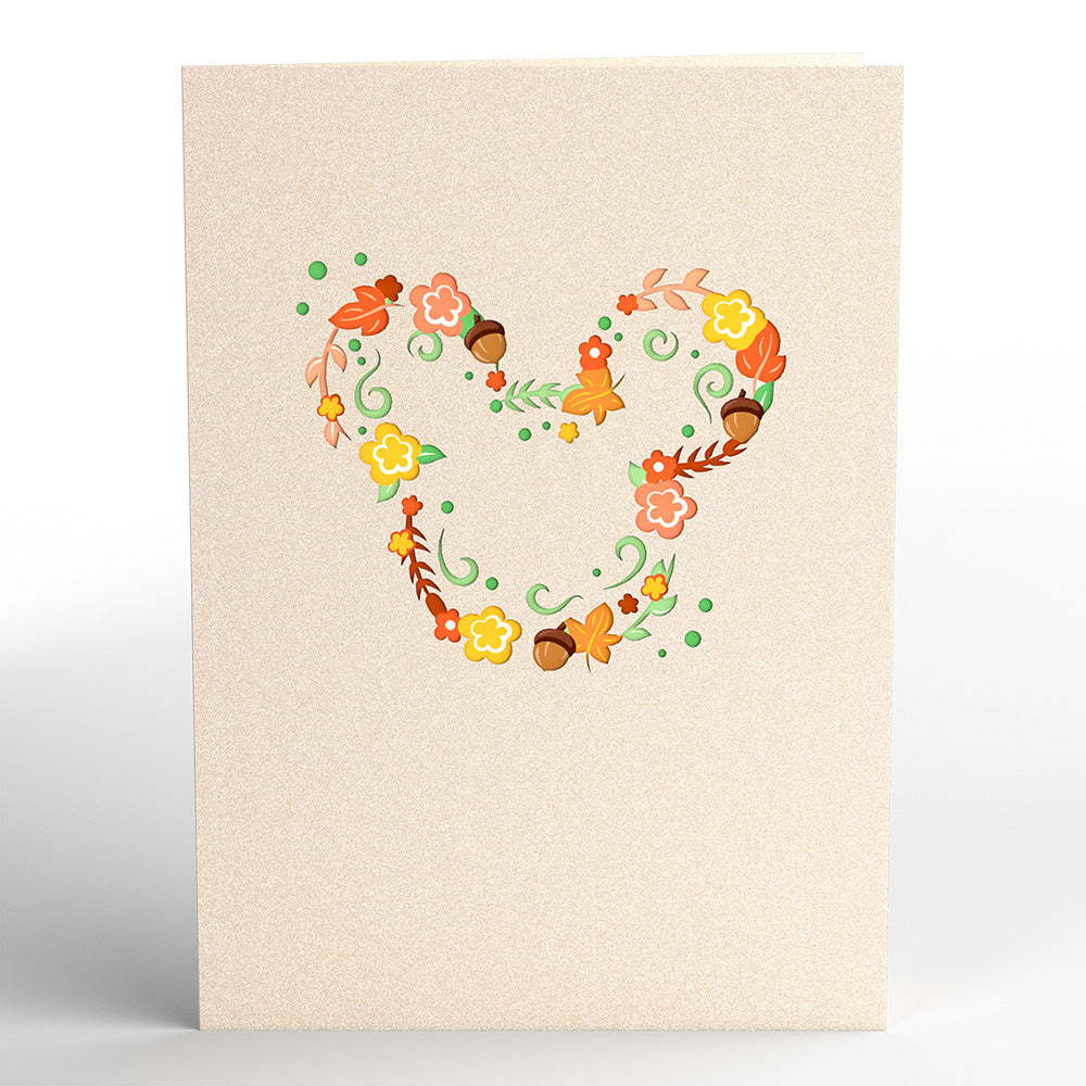 Disney's Mickey Mouse Festive Fall Greetings Pop-Up Card、mySite、solidvoid