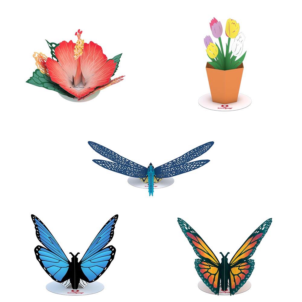 Stickerpop™: Garden Favorites (Assorted 5-Pack)、mySite、solidvoid