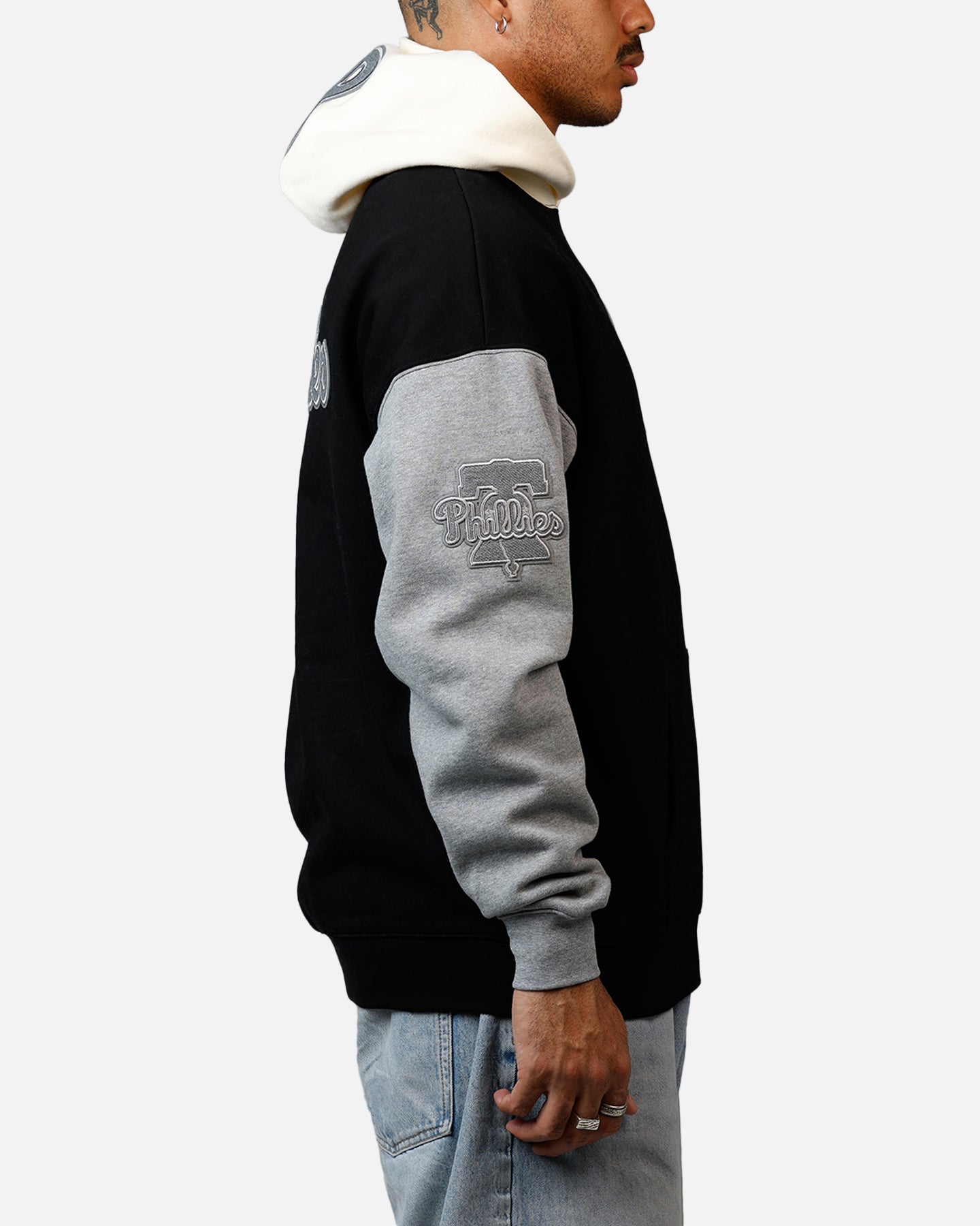 Pro Standard Philadelphia Phillies Reverse French Terry Hoodie Black/Grey、mySite、zt4zffjzw