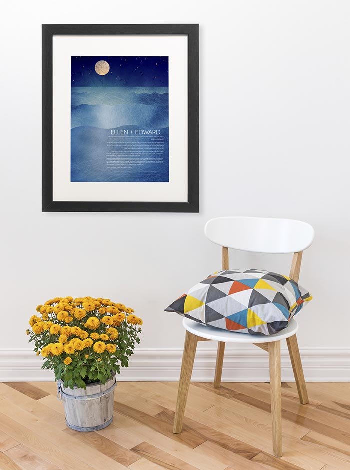  Full Moon Ketubah by Adriana Saipe、mySite、elrpsem3k