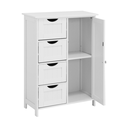 White Lift Top Entryway Storage Cabinet with 2 Safety Hinge, Wooden Toy Box、、casual
