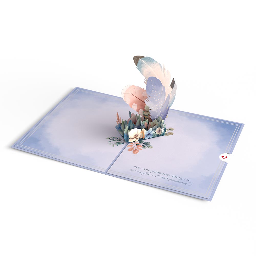 Nothing Loved Is Ever Lost Sympathy Pop-Up Card、mySite、solidvoid