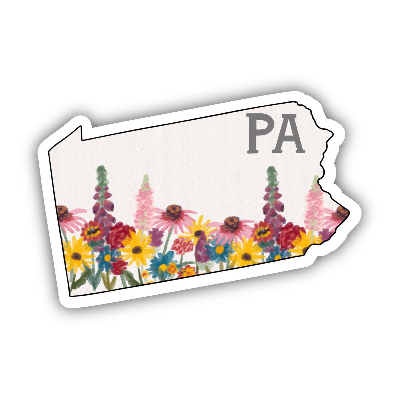  Pennsylvania Painterly Pattern Sticker、mySite、elrpsem3k