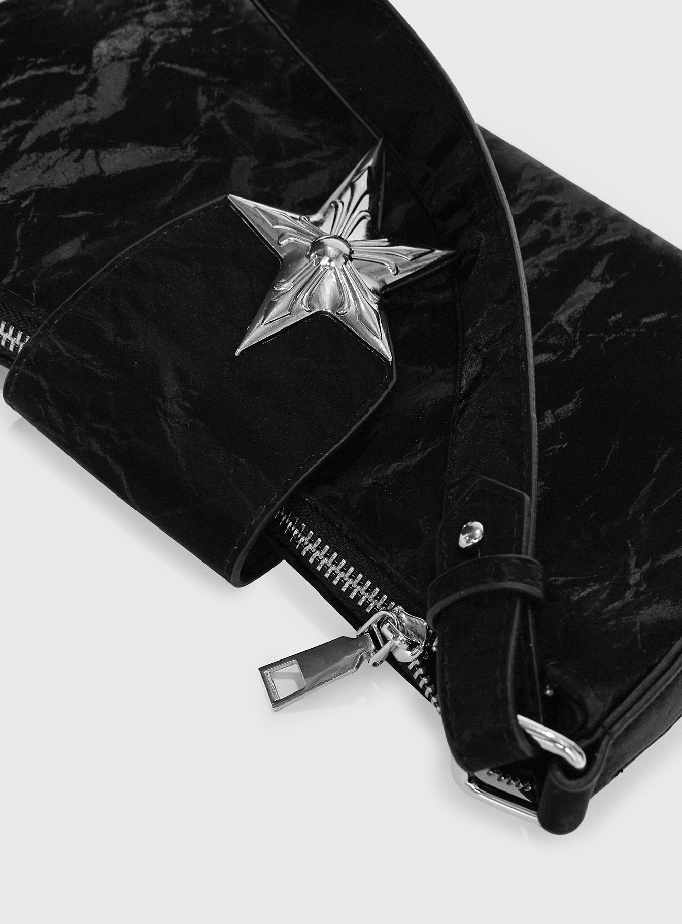 Be Your Girl Star Detail Bag Black、mySite、solidvoid